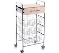 DON HIERRO - Carrito verdulero ALESIA, color Aluminio Haya