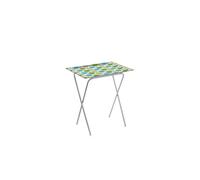 DON HIERRO - Mesa plegable auxiliar ADA con bandeja extraíble para interior y exterior- Green and blue fish
