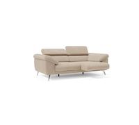 Donatello sofá con reposabrazos con arcón en tejido desmontable 183 cm beige