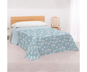 Donegal Collections Colcha Bouti Cama 135 Nal- Colcha Cama 135/140 Estampada Reversible - Colchas Verano - Primavera Acolchado Fino, Modernas - Cubre Cama Multiusos - Microfibra Extrasuave