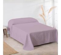 Donegal Collections Colcha Bouti Cama 150 - Colcha Cama 150/160 Lisa Acolchada y Reversible Nude - Colchas Cubrecama Primavera Verano Fresca, Acolchado Fino y Microfibra Extrasuave