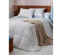 Donegal Collections - Colcha Bouti Flora Cama 90cm, 135cm, 150cm y 180cm con Fundas de Cojin - Colcha Bouti Estampada Primavera-Verano - Acolchado Fino, Microfibra Extrasuave - Cubre Cama Multiusos