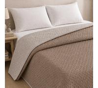 Donegal Collections - Colcha Bouti Premium Cama 90, 105,135, 150 y 180cm - Colcha Reversible Bicolor Primavera-Verano - Acolchado Fino, Microfibra Extrasuave Calidad- Cubre Cama Multiusos