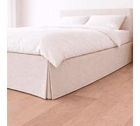 Donegal Collections Cubre Canapé Cama 140x190/200 cm Piedra Late - Funda Somier Cubre Canapé Ajustable - Faldon Cama Transpirable y Antideslizante 50% Algodón 100% Fabricado en España