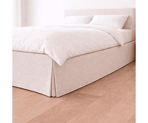 Donegal Collections Cubre Canapé Cama 150x190/200 cm Piedra Late - Funda Somier Cubre Canapé Ajustable - Faldon Cama Transpirable y Antideslizante 50% Algodón 100% Fabricado en España