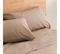Donegal Collections - Funda de Almohada 70 - (85x45 cm) Lino - Protector de Almohada 50% Algodón 50% Poliéster - Funda Almohada Tacto Extra Suave Transpirable y Antiacaros