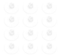 DONFAMDS 12 Piezas Unidades Ventosa de Silicona para Cables Clips para Fijar Cables Pared Azulejos y Superficies Lisas Organizador con Adhesión Fuerte