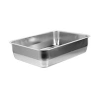 DONFAMDS Profunda y Gruesa de Acero Inoxidable 304 para Bandeja Rectangular para Asar y Cocinar y Adecuado para Restaurante y Hogar Restaurante Hogar