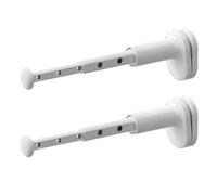 DONGKER Colgador de ropa montado en la pared, 1/2 piezas con 5 agujeros, plegable, para secar ropa, perchero, armario, armario, baño, cajón, hotel, dormitorio