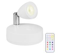 DONGKER Proyector LED inalámbrico, iluminación interior para plantas con mando a distancia, 3 temperaturas de color, funciona con batería para arte de pared vegetal, dardos