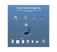 Dongle de Puerta de Enlace Inalámbrica Zigbee 3.0 Compatible con Home Assistant ZigBee2MQTT Zigbee Dongle Stick con Antena Dual