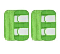 Donkivvy 4 almohadillas reutilizables de microfibra para fregonas para Swiffer Sweeper - Almohadillas duraderas y lavables para limpieza de suelos - Recambios de repuesto para cabezal de fregona de 12