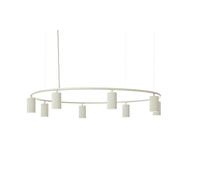 Donna Circle 100 Lámpara Colgante Blanco Crema