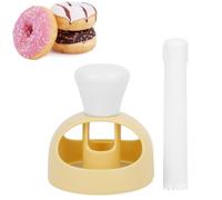 Donut Maker, Juego de cortadores de donuts de plástico reutilizables Donut Maker Cutter Mold Postres Donut Cookies Cake Baking Mold DIY Tool Antiadherente Pan Cake Mold Cutter