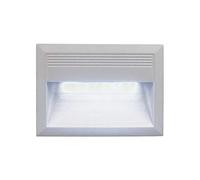 Dopo Lighting - Aplique de pared DALI,exterior, rectangular, aluminio, gris, LED SMD, 1,8W 5.2K, asimétrico, IP65- ilumina caminos, entradas, pasillos, balcones y terrazas
