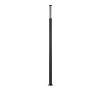 DOPO LIGHTING - Baliza ADAY antracita led SMD exterior IP54 (H.220cm). Farola estilo moderno para jardines y patios.
