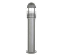 DOPO LIGHTING - Baliza de exterior SIROCO (H.65cm), gris,uso exterior IP44, baliza de jardín para exteriores en aluminio ideal para caminos, senderos, zonas ajardinadas, E27 14W, antracita
