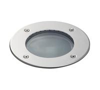 Dopo Lighting - Empotrable de suelo WALKER redondo inox portalámpara E27, exterior IP67. Encastrable ideal para zonas de paso, terrazas o patios.