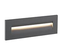 Dopo Lighting - Empotrable pared AMBERES antracita Led SMD exterior IP65. Ideal para iluminar zonas de escaleras y de paso en exterior.