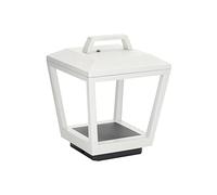 Dopo Lighting - Lámpara Baliza Sobremuro BLED Antracita LED SMD Portátil Recargable con IP54 para Exterior, Terrazas, Porches y Jardín
