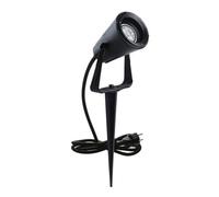DOPO LIGHTING - Proyector de jardín GERÓNIMO, poliamida, negro IP67, GU10 4,5W, Ilumina tus zonas ajardinadas, patios, senderos.