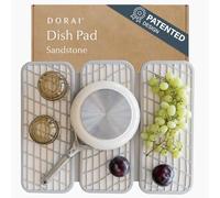 Dorai Alfombrilla de cocina plegable para el hogar, envuelta en correas de silicona para proteger los platos, se seca al instante, moderno y elegante, diseño minimalista para combinar con cualquier