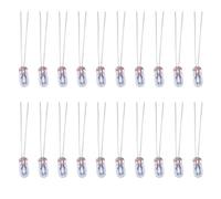 Dorccsi 20 bombillas halógenas de filamento incandescente T3 de 12 V y 30 mA para iluminación de salpicadero, lámparas de araña y hornos. Minibombillas halógenas de 2 pines.
