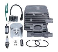 DORFEY Compatible con s-t-i-h=l FS55 FS45 FS38, cilindro de 34 mm, bobina de encendido con filtro de combustible, kit de bujías, recortadora 4140 020 1202
