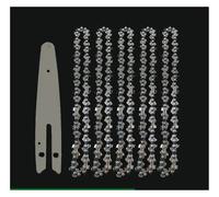 DORFEY Hojas de sierra de cadena de 4, 6 y 8 pulgadas for cortar madera, calibre 1/4" LP, 0,043", 28/37/45DL, cadenas de repuesto for mini motosierras eléctricas.(Chain Guide Set5,6 inch)
