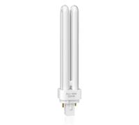 DoRight G24d-2 18W Lámpara Fluorescente Compacta 2 Pines- Bombilla CFL PLC 827 Blanco Cálido 3000K Tubo de Doble Torsión 2U Lámpara Ahorradora de Energía No Regulable para Oficina, Pasillo (1 Unidad)