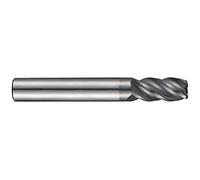Dormer Fresa con radios en el extremo, Metal Duro, Corta, AlCrN, DIN 6535 HA, 20.00 mm x 4.0 mm