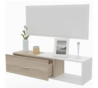 Dormidan Recibidor con espejo y cajón moderno, mueble de entrada.