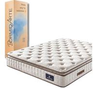 dormidarte PRESTANCE Plus Colchón de Muelles Ensacados con Topper Viscoelástico, 28 cm de Altura, 7 Zonas de Confort, Tejido Transpirable (135x190)