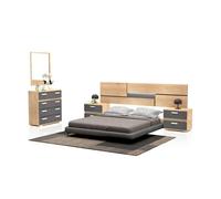 Dormitorio ataneq pure 4c cambria - grafito x x cm