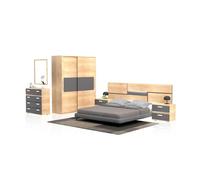 Dormitorio ataneq pure 4c plus cambria - grafito x x cm