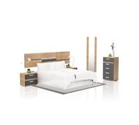 Dormitorio ataneq pure 5c cambria - grafito x x cm