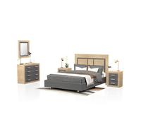 Dormitorio Kira 4C Cambria - graphite