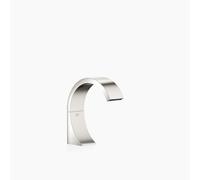 Dornbracht CYO caño de lavabo de pedestal sin juego de desagüe, proyección 133mm, 13715811-36, Color: Platino / Platino mate