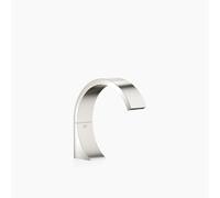 Dornbracht CYO caño de lavabo de pedestal sin juego de desagüe, proyección 167mm, 13717811-36, Color: Platino / Platino mate