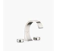 Dornbracht CYO mezclador de lavabos de tres orificios con juego de desagüe, proyección 167mm, 20713811-36, Color: Platino / Platino mate