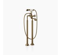 Dornbracht MADISON Mezclador de bañera de dos orificios para instalación independiente, con set de teleducha, 25943360-39, Color: Latón oscuro cepillado