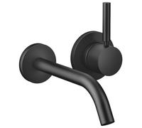 Dornbracht Meta: Grifo monomando para lavabo, montaje en pared, sin kit de desagüe