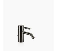 Dornbracht META mezclador monomando de lavabo con juego de desagüe, 125mm de proyección, altura de grifo 133mm, 33501660-19, Color: Cromo oscuro