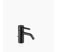 Dornbracht META mezclador monomando de lavabo con juego de desagüe, 125mm de proyección, altura de grifo 133mm, 33501660-33, Color: Negro Mate