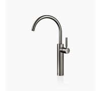 Dornbracht META Mezclador monomando de lavabo con pedestal elevado, sin juego de desagüe, proyección 201mm, 33534661-19, Color: Cromo oscuro