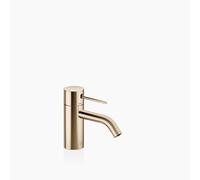 Dornbracht META Mezclador monomando de lavabo sin juego de desagüe, 125 mm de proyección, caño fijo, 33526662-26, Color: Oro claro