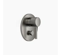 Dornbracht mezclador monomando empotrado con desviador, placas de cobertura 150mm, 36120660-99, Color: Platino oscuro mate