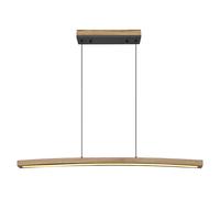 Doro Lámpara colgante LED (18 W, L x An x Al: 100 x 8 x 120 cm, Marrón, Blanco cálido)