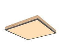 Globo Lighting Doro plafón 1x24 W blanco-madera-grafito 416080WD2