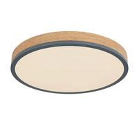Doro Plafón LED redondo (24 W, Diámetro: 45 cm, Marrón, Multicolor)